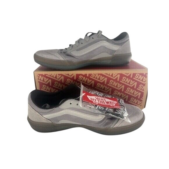 Vans Sneaker Ave Pro Reflective Gray Men Size Low Top New
